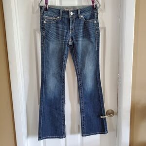 Ariat Women's Wide Leg Jeans in Denim Blue
